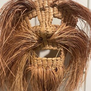 Artisan Woven Lion Face Mask